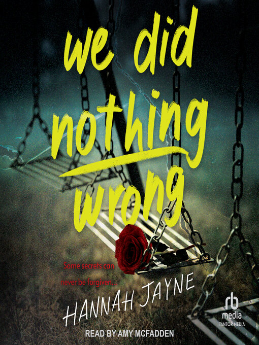 Title details for We Did Nothing Wrong by Hannah Jayne - Wait list